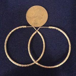 Sterling silver .925 hoop earrings